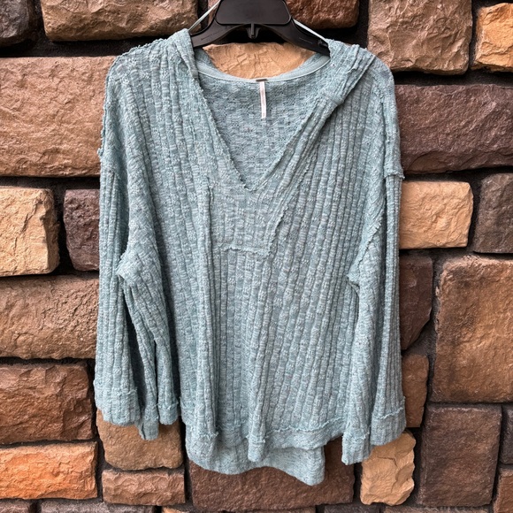 Baja Babe Hacci Sweater Blue - Picture 1 of 5